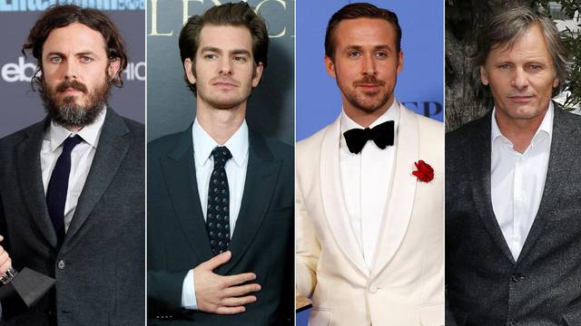 Best actor Oscar nominees for the 89th annual awards Casey Affleck, Andrew Garfield, Ryan Gosling, Viggo Mortensen and Denzel Washington