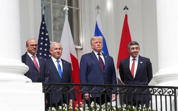FILE PHOTO: U.S. President Trump hosts leaders for Abraham Accords signing ceremony at the White House in Washington