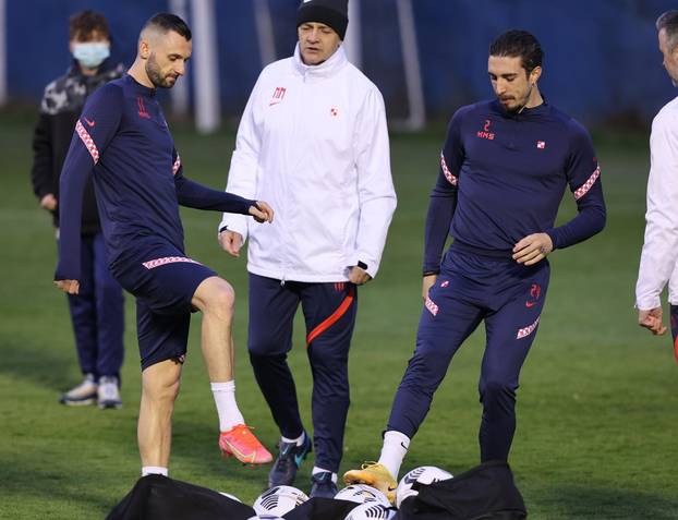 Zagreb: Trening Hrvatske nogometne reprezentacije uoči utakmice sa Slovenijom