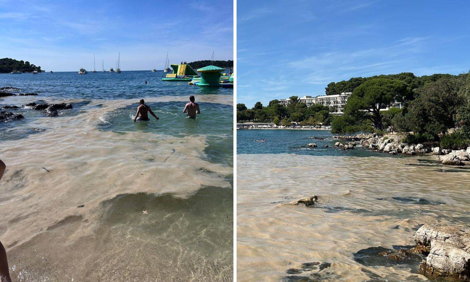 VIDEO: Turiste zgrozile plaže u Istri: 'Pune su prljavštine i sluzi' Stručnjaci: 'I dalje cvjeta more'