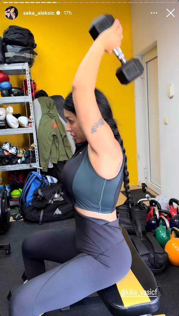 FOTO Seka Aleksić izgubila je 14 kilograma, evo kako trenira...