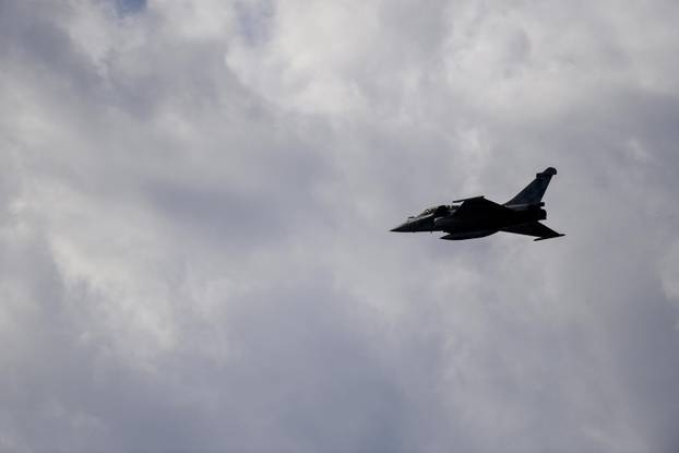 Zagreb: Generalna proba svečanog vojnog mimohoda - zračne snage 