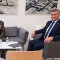 Sastanak Plenkovića i Turkalja, novog ravnatelja VSOA-e: 'Želimo mu puno uspjeha...'