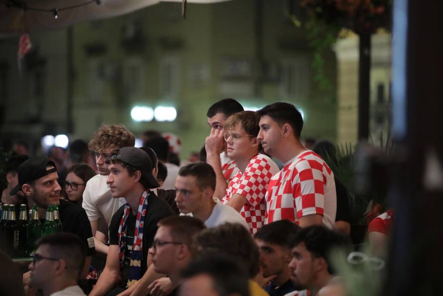 Rijeka: Pra??enje utakice Hrvatska-Portugal