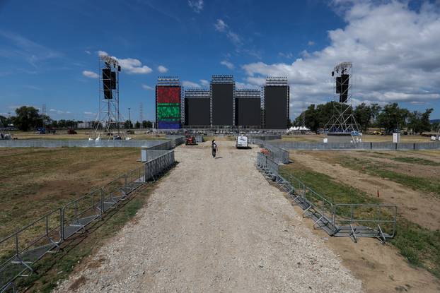 Zagreb: Obilazak Hipodroma uoči koncerta Marka Perkovića Thopsona