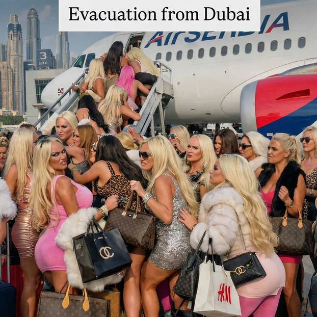 FOTO Internet preplavili ovi memovi o stanju u Dubaiju