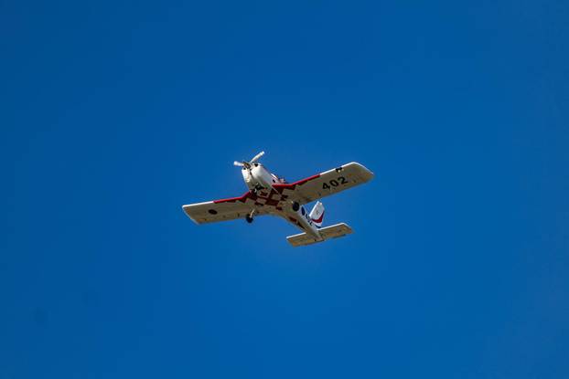 Zagreb: Generalna proba svečanog vojnog mimohoda - zračne snage 