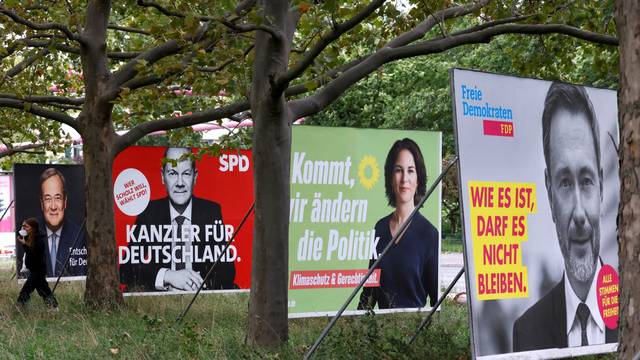 FILE PHOTO: Election Posters in Berlin