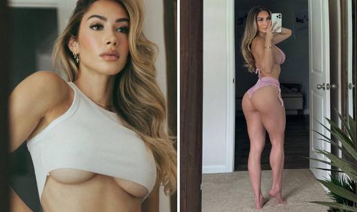 FOTO Alena je ponosna na svoju savršenu stražnjicu! Pokazuje ju stalno i iz svih kuteva...