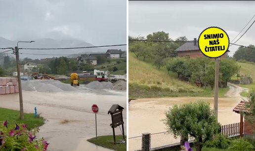 VIDEO Nevrijeme na sjeveru Hrvatske: 'Ulice su poplavljene, a padao je i led veli&ccaron;ine oraha'