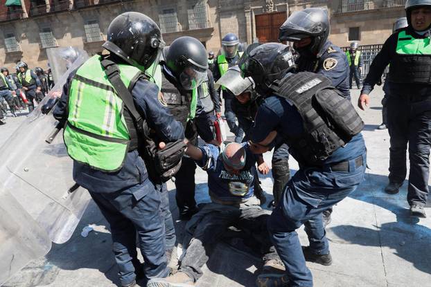 Protest against insecurity and corruption in country, in Mexico City