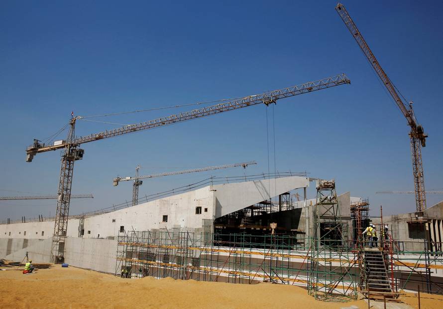 FILE PHOTO: The Grand Egyptian Museum takes shape after two decades in the making