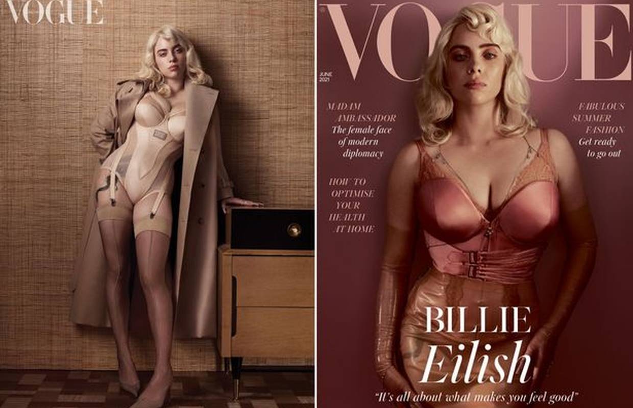 Billie Eilish u Vogueu nosi seksi haltere hrvatskog brenda, a vlasnica kaže: 'Uokvirit ću ih'