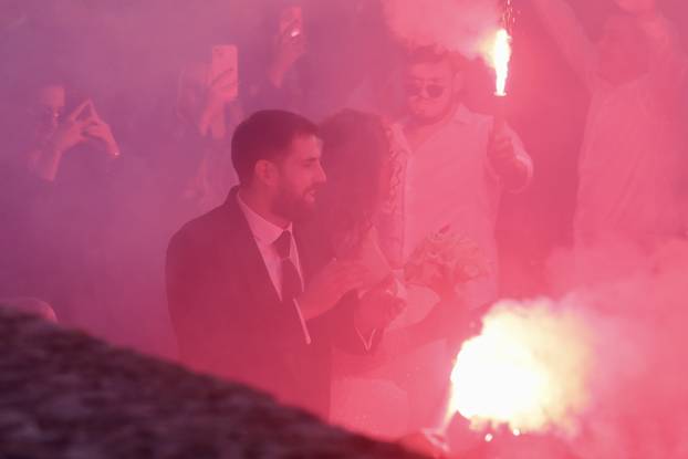 Split: Vjenčanje sina Nevenke Bečić