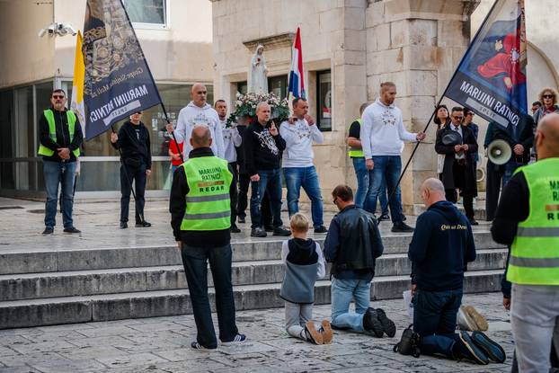 Split: Molitelji na Peristilu okupili su se i ove prve subote u mjesecu