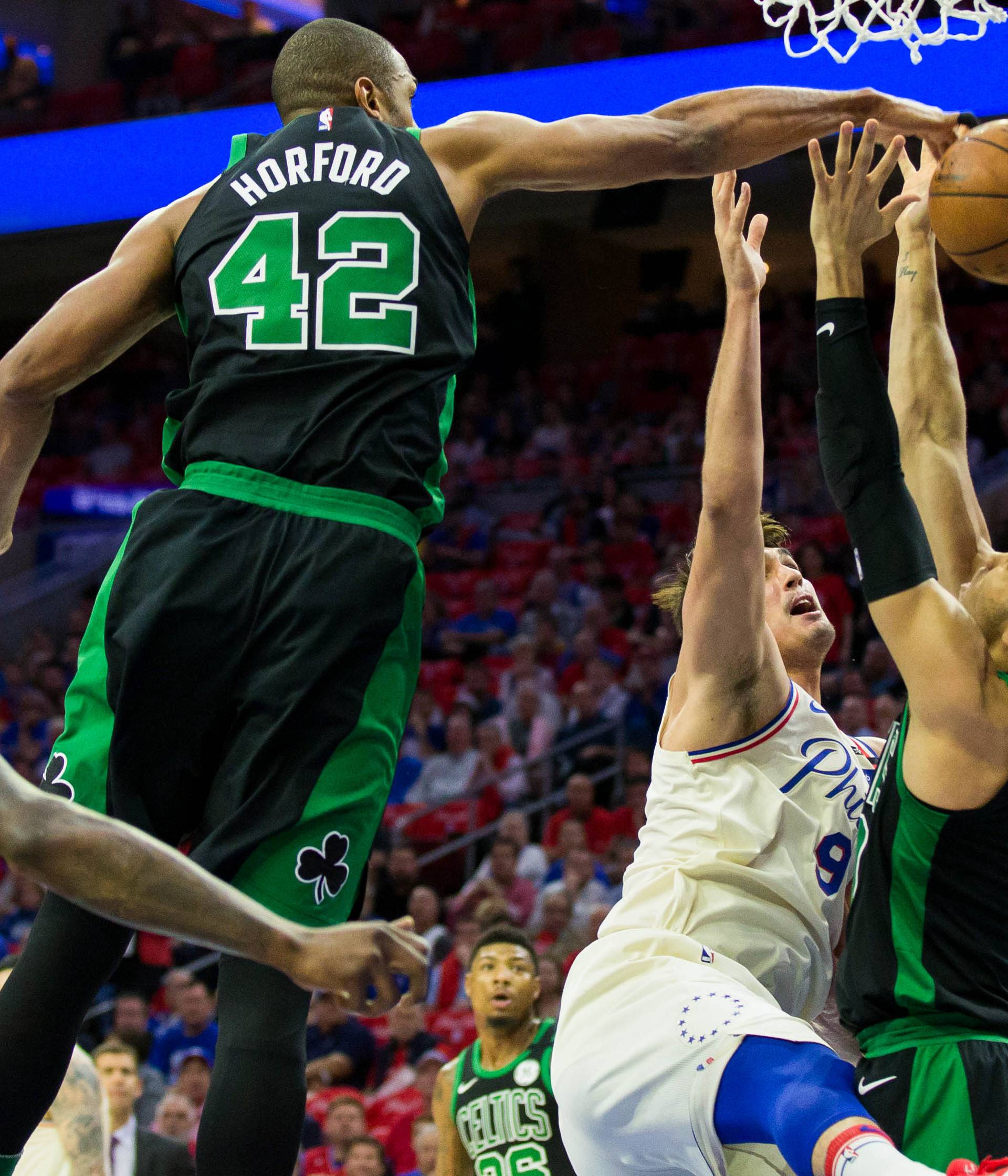 NBA: Playoffs-Boston Celtics at Philadelphia 76ers