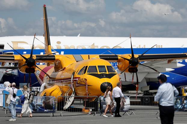 55th Paris Air Show at Le Bourget Airport near Paris