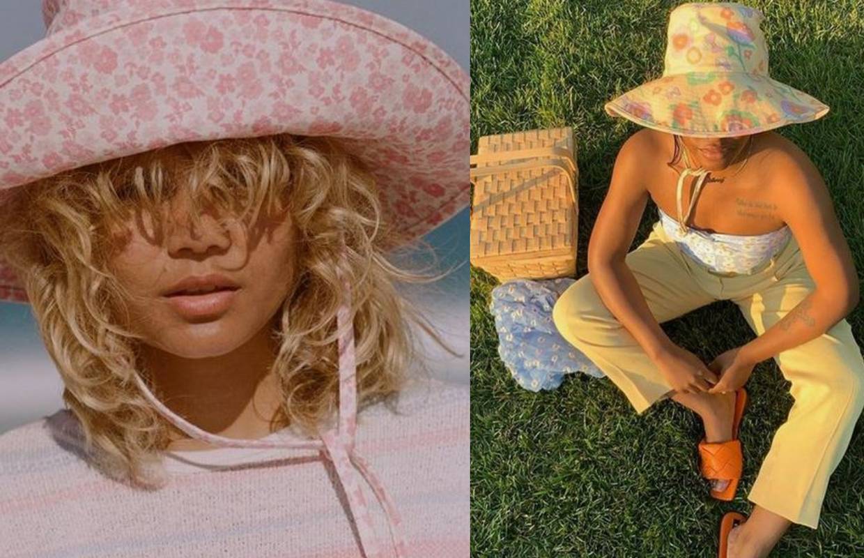 Pamučni bucket hat s velikim obodom odličan je stilski detalj