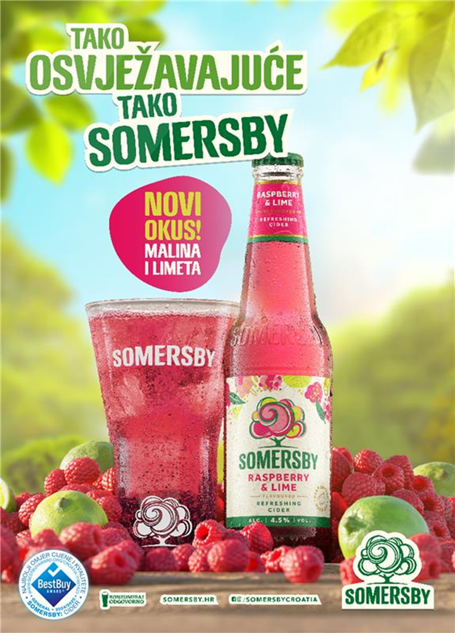 Somersby – cider broj 1 u Hrvatskoj osvojio Best buy award za 2024./2025. godinu
