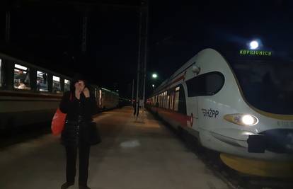Zastoj vlakova kod Križevaca: 'Putnici u vlaku bez grijanja...'