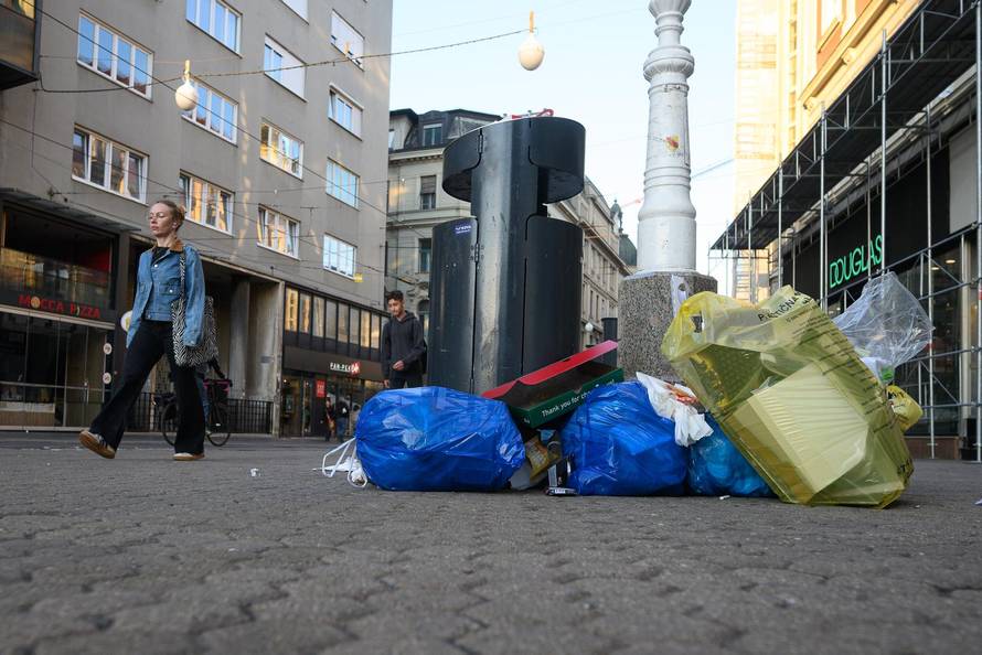 Zagreb: Centar grada na drugi dan štrajka u Zagrebačkom holdingu
