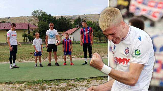 S 'griezmann' frizurom do prvog gola za Hajduk: 'Brat je zabio dva Dinamu i daje mi savjete'