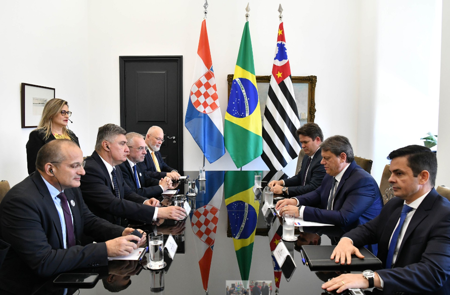 Milanović u Brazilu: Susreo se s gradonačelnikom i guvernerom najvećeg grada, Sao Paula