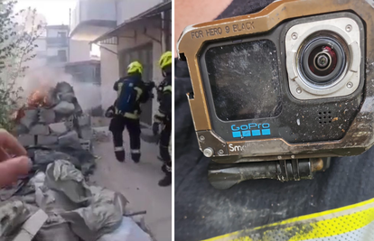 VIDEO Limenka eksplodirala u požaru u Zagrebu: Pogodila je vatrogasca, spasila ga kamera!