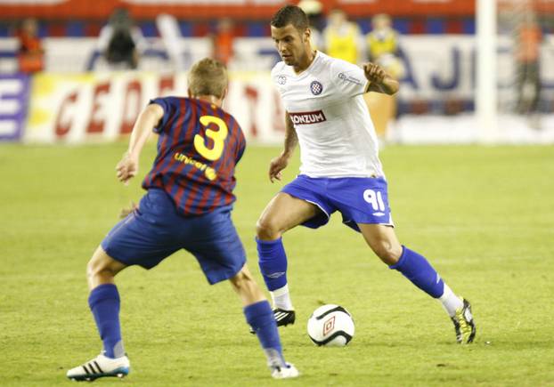 Prijateljska nogometna utakmica HNK Hajduk - FC Barcelona