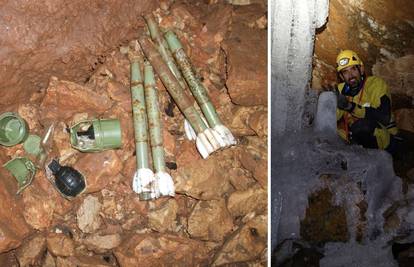 Policajci speleolozi: U 50 jama smo našli bombe, mine i zolje