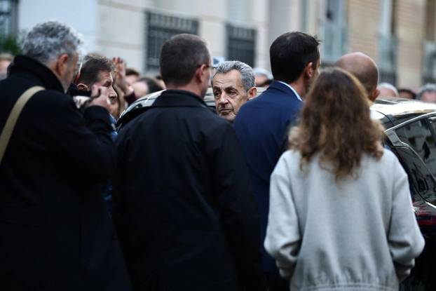 Former French President Sarkozy goes to jail to begin five-year sentence