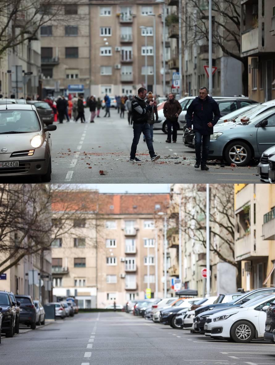 Peta godišnjica potresa: Kako je Zagreb izgledao na dan potresa, a kako izgleda danas