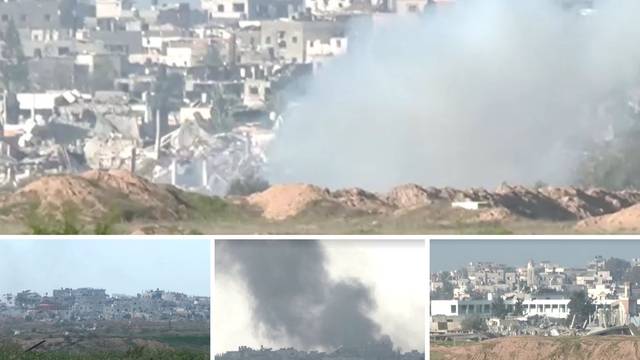 VIDEO Vojska Izraela nastavila s udarima na Gazu: Ruševine su posvuda, odjekuju eksplozije...
