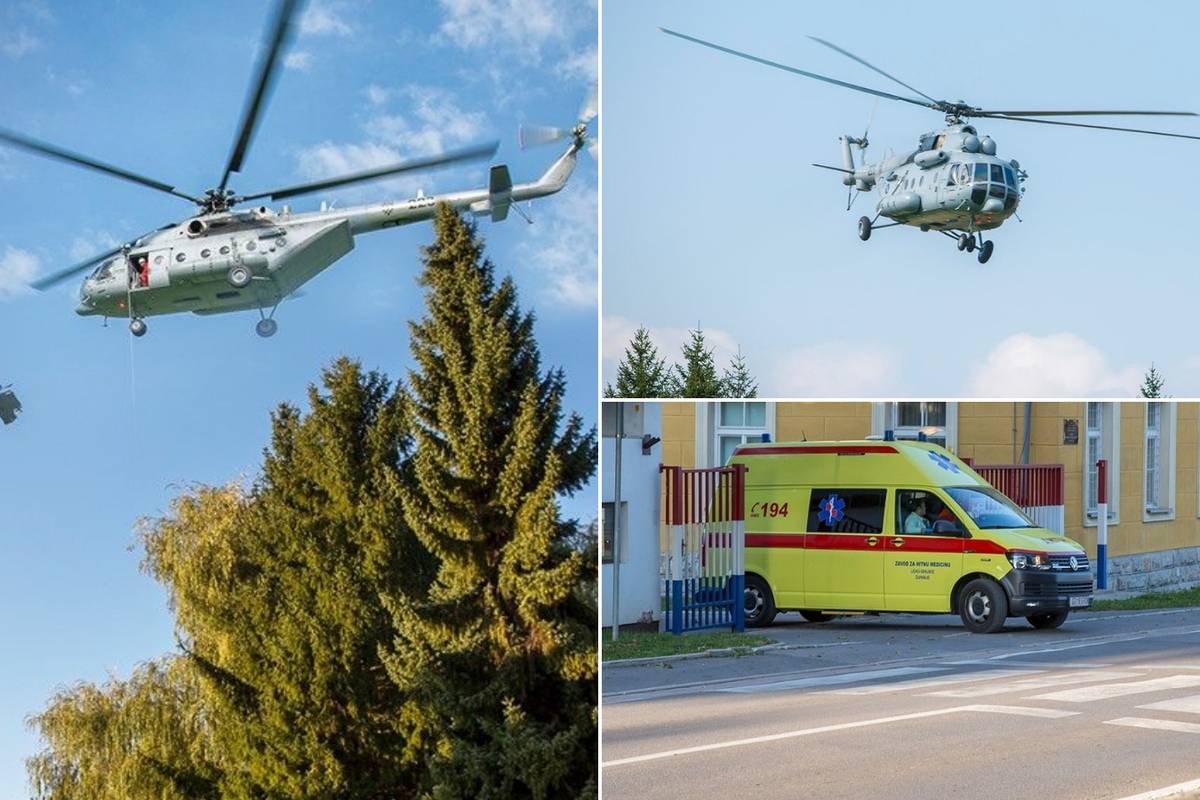 Motorist pao u provaliju od 30 metara, izvlačio ga helikopter