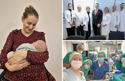 Na Rebru napola porodili bebu  zbog teške operacije. Majka Anita za 24sata: Sinčić sam diše