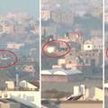 VIDEO Usporena snimka udara na pojas Gaze: Pogledajte kako projektil leti i pogađa metu...