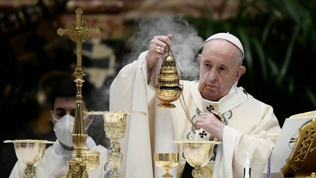 Pope Francis leads Easter Mass at the Vatican