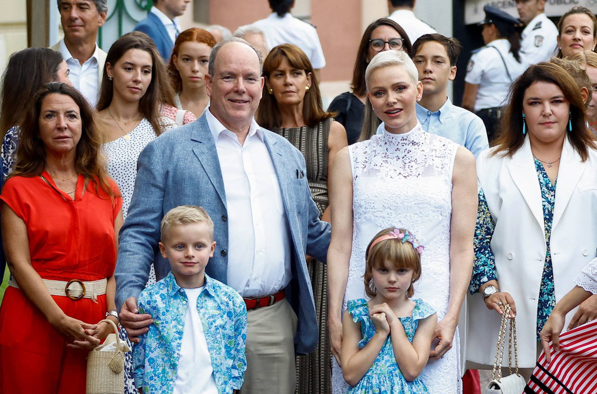 Prince Albert II of Monaco takes part in the traditional Monaco picnic, in Monaco