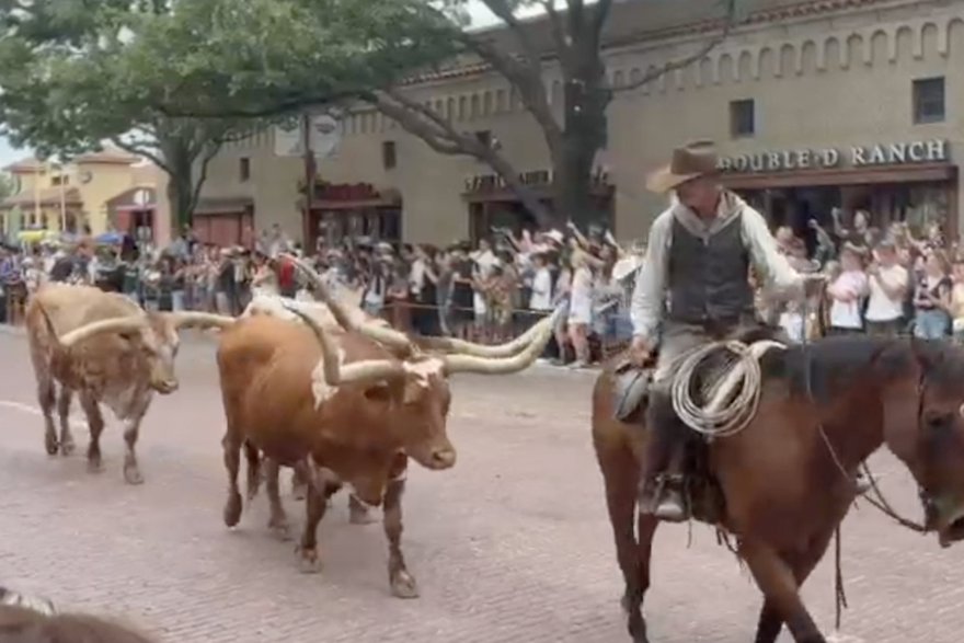 Parada bikova u Fort Worthu u Dallasu