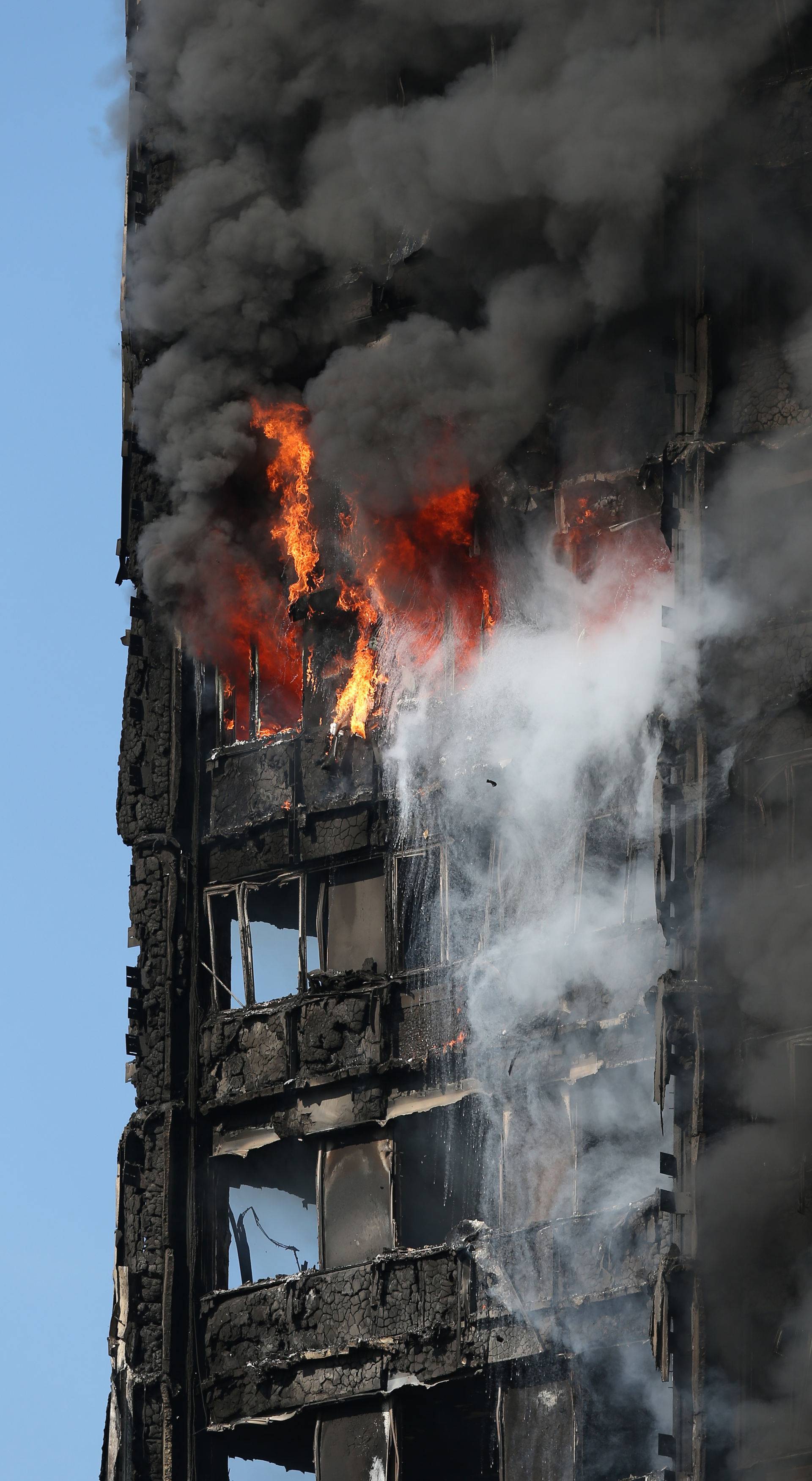 Tower block fire in London