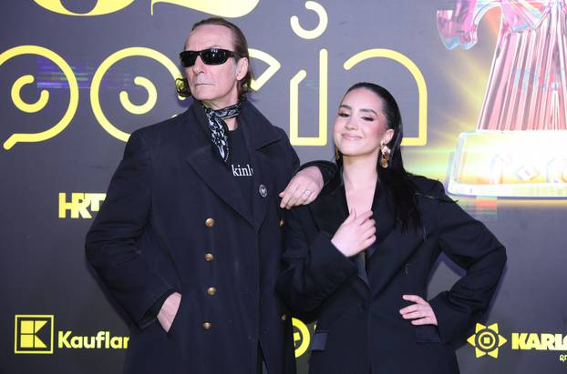 Karlovac: Dolazak uzvanika na 32. dodjelu glazbenih nagrada Porin