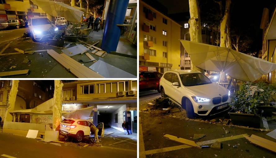 Vozi prvi automatik: Izlazeći s parkinga pomeo terasu kafića