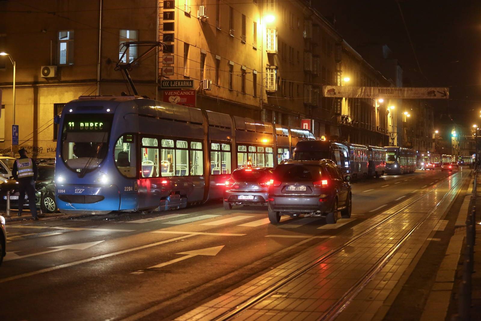 Zagreb: Sudar automobila i tramvaja na raskriÅ¾ju Ilice  iGrahorove ulice