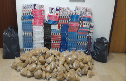 Policija pronašla 1900 kutija cigareta i 60 kilograma duhana