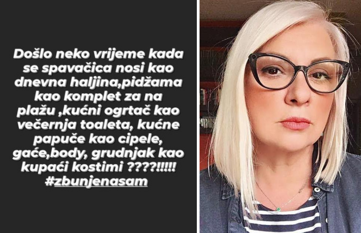 Danijela zbunjena današnjom modom: 'Došlo vrijeme kada se spavaćica nosi umjesto haljine'