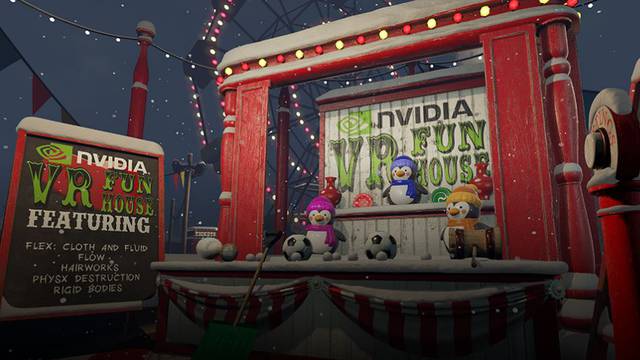 Bez straha od ozeblina: Nvidia VR Funhouse ima i snježni mod