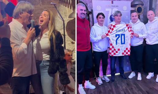 Legenda Hajduka zapjevala s Mirtom Šurjak na proslavi rođendana! Došao i Dalić