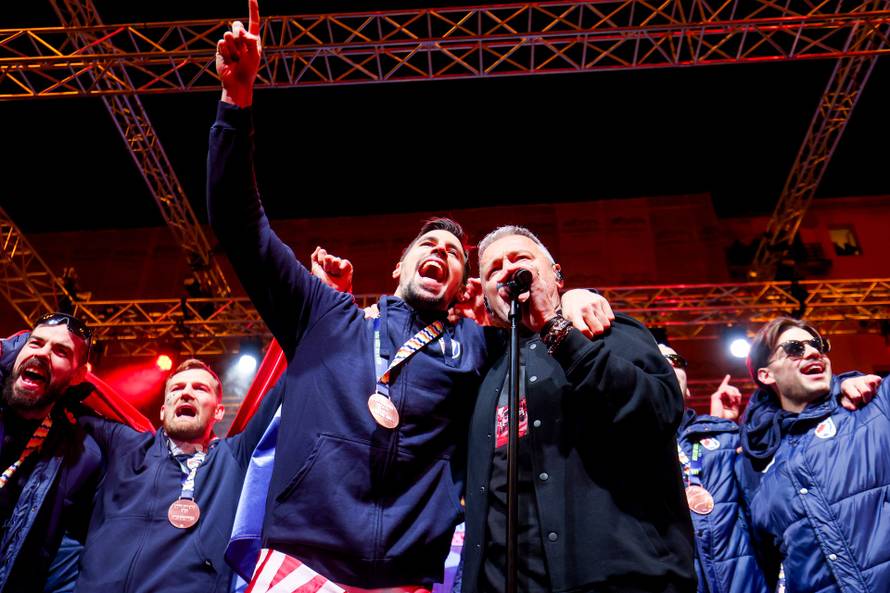 Zagreb: Svečani doček rukometnih reprezentativaca nakon osvojene bronce na Europskom prvenstvu