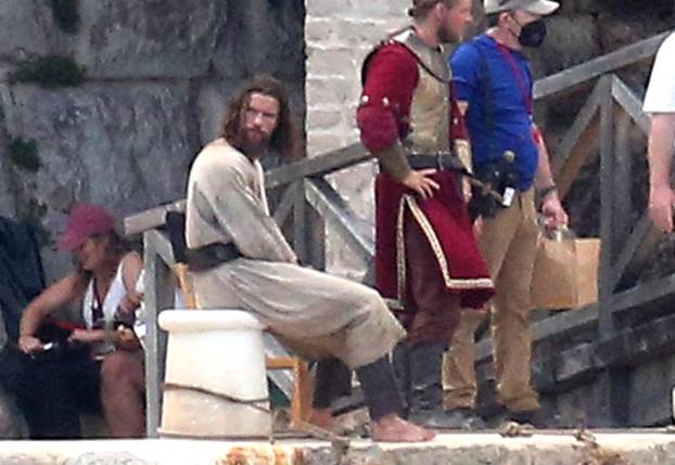 Šibenik: Glavni glumac serije Vikinzi na setu na Tvrđavi sv. Nikole