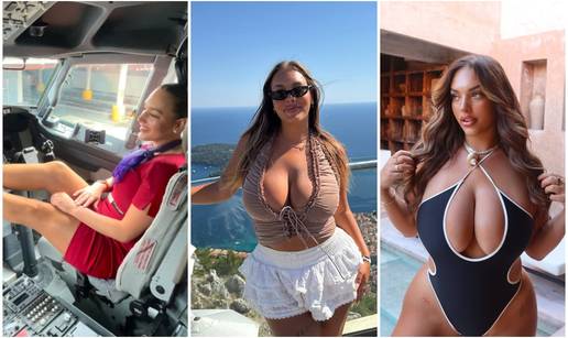 Stjuardesa dala otkaz jer joj je guza prevelika za uski prolaz u avionu. Sad se tješi u Hrvatskoj